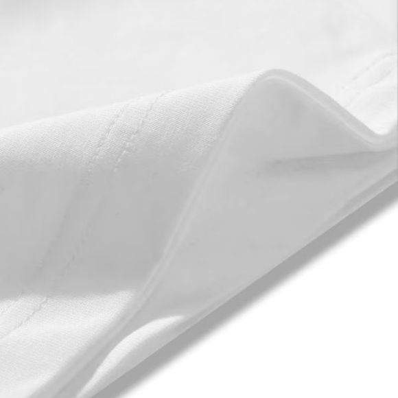 Chic White Graphic Tee with Pink Text - Picture 5 of 5